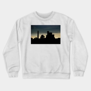 Calton cemetery and obelisk Edinburgh Crewneck Sweatshirt